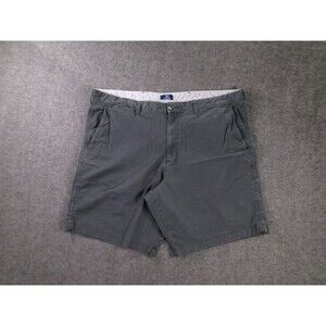 George Shorts Mens 44 Gray Cotton Stretch Casual Chino Short with Pockets Slim